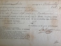 1901 Oosterwolde pokkenbrief de koepokinenting is geslaagd (1901)