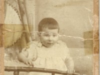 18990000 Sietske van der Moolen Sietske van der Moolen één jaar oud in 1899